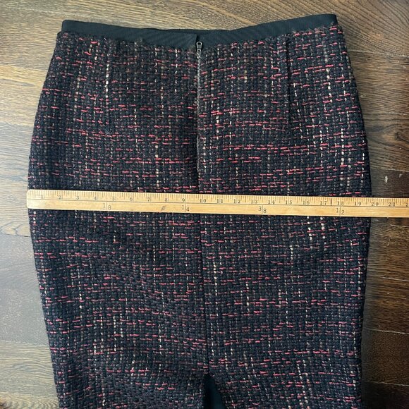 Vintage Aquilano Rimondi Tweed Italian Skirt wool/Cotton-Sz.46 (US 10) - Picture 10 of 11